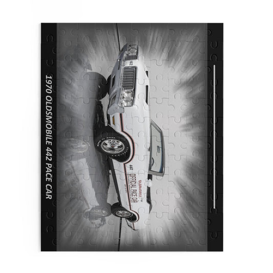 Classic 1970 Oldsmobile 442 Pace Car 120-Piece Puzzle | Vintage Muscle Car Enthusiast Gift