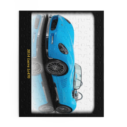 Vibrant 2014 Lucra Lc470 Sports Car Temp Puzzle (120 pcs) – Ultimate Auto Enthusiast Gift!