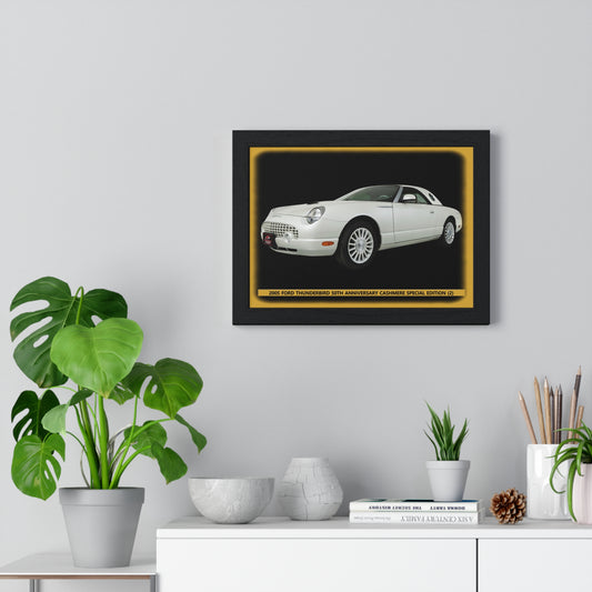 Captivating 2005 Thunderbird 50th Anniversary Cashmere Special Edition Poster - Premium Automotive Art for Enthusiasts