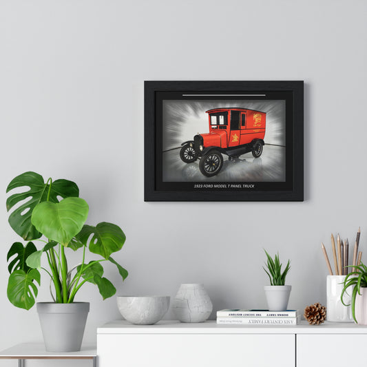 Classic 1923 Model T Budweiser Panel Truck Poster - Iconic Vintage Anheuser-Busch Beer Delivery Car Art Print