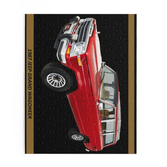 Awesome 1987 Grand Wagoneer Temp Puzzle (120 pcs) - Iconic Vintage SUV Art for Enthusiasts!