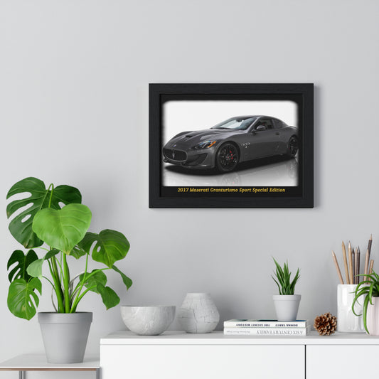 Breathtaking 2017 Maserati Granturismo Sport Special Edition Poster - Iconic Luxury Car Wall Art for Enthusiasts