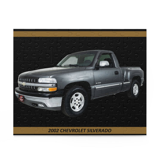 Classic 2002  Silverado 1500 Truck Temp Puzzle (120 pcs) – Epic Gift for  & Pickup Enthusiasts!