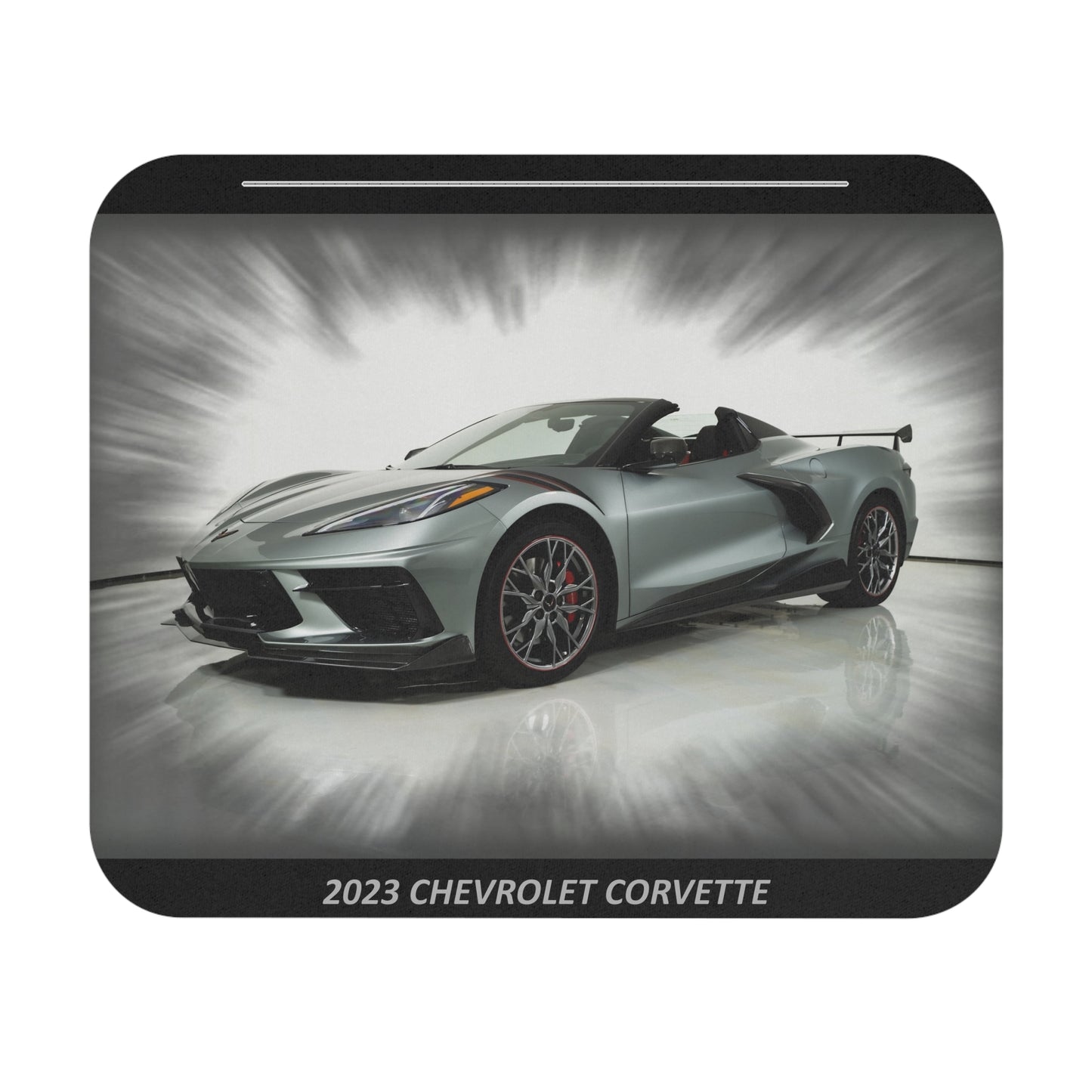 Adrenaline-Pumping 2023 Corvette Convertible Mousepad | High-Performance Luxury Car Desk Mat Gift for Enthusiasts