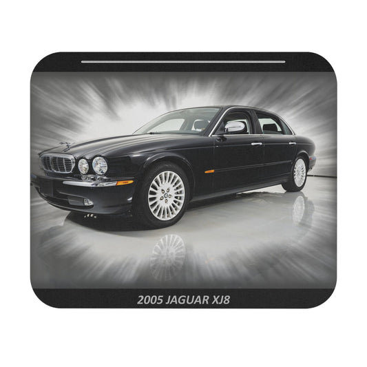 2005  XJ8 Luxury Car Mousepad - Iconic Black Sedan Desk Mat for Auto Enthusiasts & Men's Gift