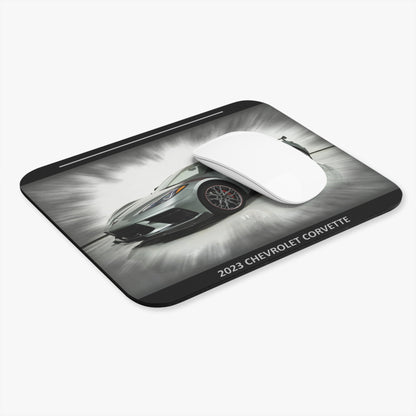 Adrenaline-Pumping 2023 Corvette Convertible Mousepad | High-Performance Luxury Car Desk Mat Gift for Enthusiasts