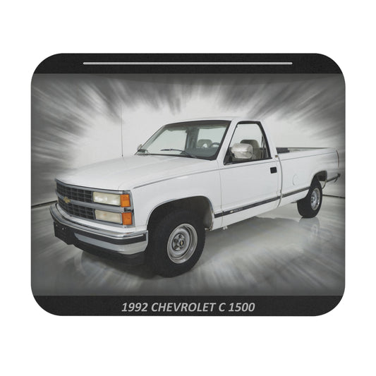 Classic 1992  C 1500 Truck Mousepad | Iconic  Pickup Desk Mat for Car Enthusiasts & Gifts