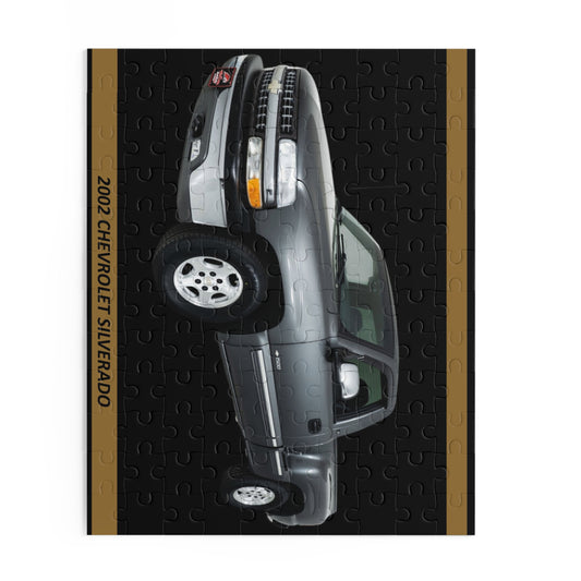 Classic 2002  Silverado 1500 Truck Temp Puzzle (120 pcs) – Epic Gift for  & Pickup Enthusiasts!