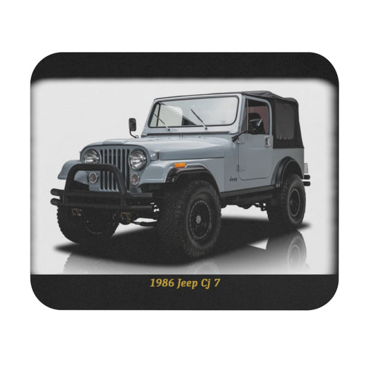 Classic 1986  CJ7 Mousepad - Iconic Off-Road Vehicle Desk Mat for Car Enthusiasts & Adventure Lovers