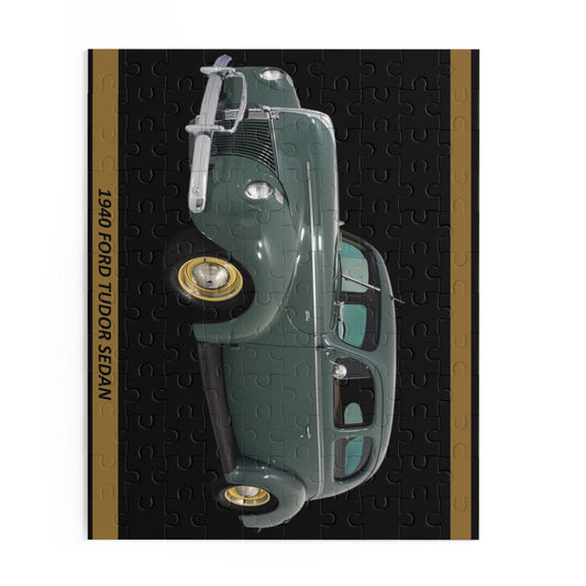 Classic 1940  Tudor Sedan 120 Piece Puzzle | Vintage Car Enthusiast Gift | Stunning Automotive Art
