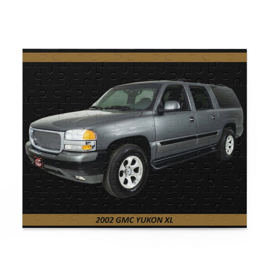 Classic 2002 GMC Yukon XL SUV Puzzle (120 pcs) – Detailed Gray Vehicle Jigsaw for Car Enthusiasts & Dads!