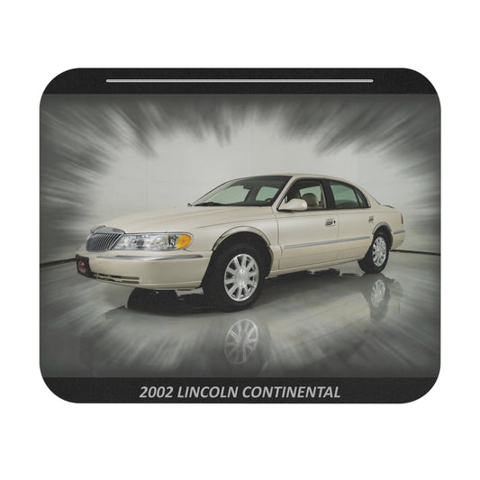 Classic 2002 Lincoln Continental Mousepad - Sleek Beige Car Enthusiast Desk Mat - Premium Luxury Sedan PC Accessory