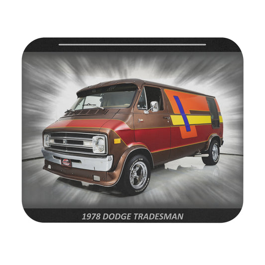 Awesome 1978  Tradesman Van Mousepad - Vintage Classic Car Enthusiast Gift - Retro '70s Style & Smooth Tracking