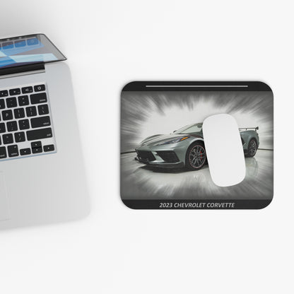 Adrenaline-Pumping 2023 Corvette Convertible Mousepad | High-Performance Luxury Car Desk Mat Gift for Enthusiasts