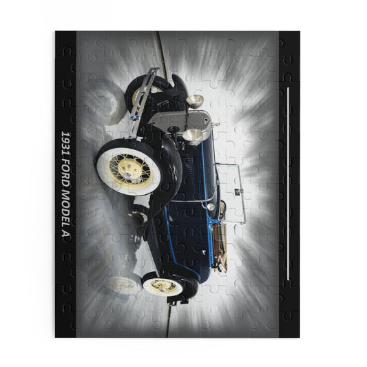 Captivating 1931 Model A Roadster Temp Puzzle (120 pcs) - Vintage Car Enthusiast & Retro Gift