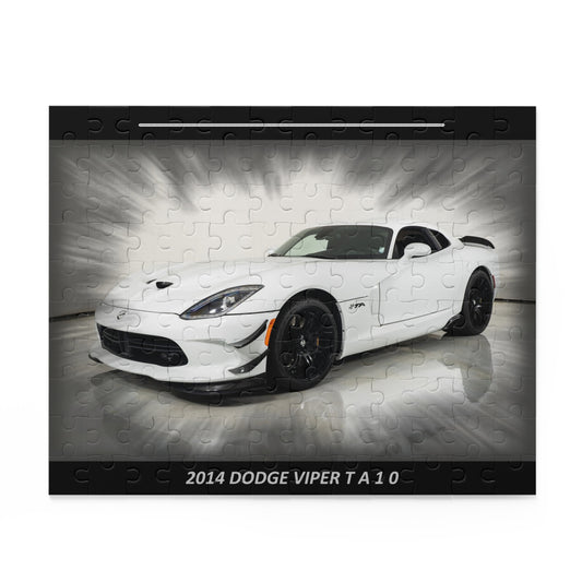 Adrenaline-Pumping White 2014  Viper TA 1.0 Puzzle (120 pcs) – Ultimate Car Fan Gift!