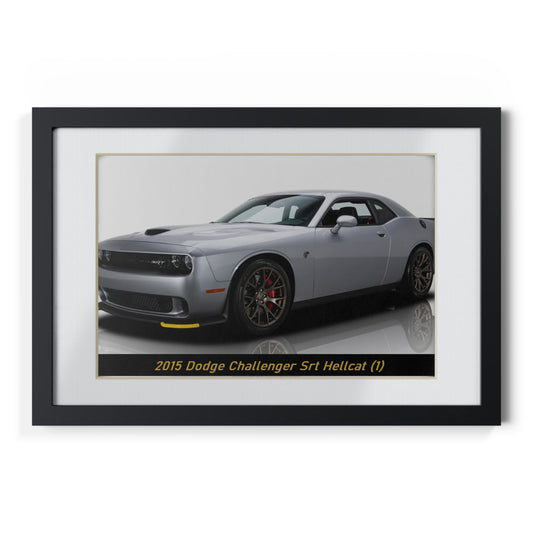 2015  Challenger SRT Hellcat Poster |Legendary Muscle Car Wall Art Print | Ultimate Car Enthusiast Gift | High-Quality Automotive Decor