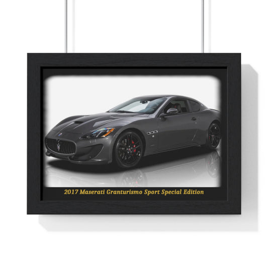 Breathtaking 2017 Maserati Granturismo Sport Special Edition Poster - Iconic Luxury Car Wall Art for Enthusiasts