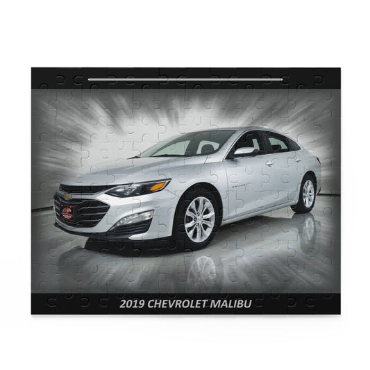 Captivating 2019 Silver  Malibu Temp Puzzle (120 pcs) - Dynamic Car Lover & Auto Enthusiast Gift