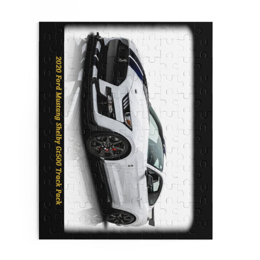 Adrenaline-Pumping 2020  Mustang Shelby GT500 Track Pack Puzzle | 120 Pcs | Ultimate Car Enthusiast Gift
