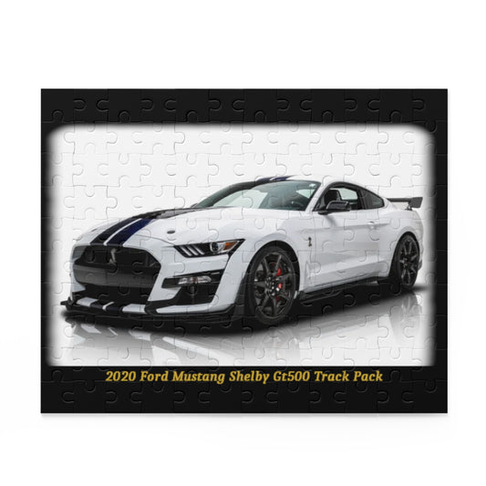 Adrenaline-Pumping 2020  Mustang Shelby GT500 Track Pack Puzzle | 120 Pcs | Ultimate Car Enthusiast Gift