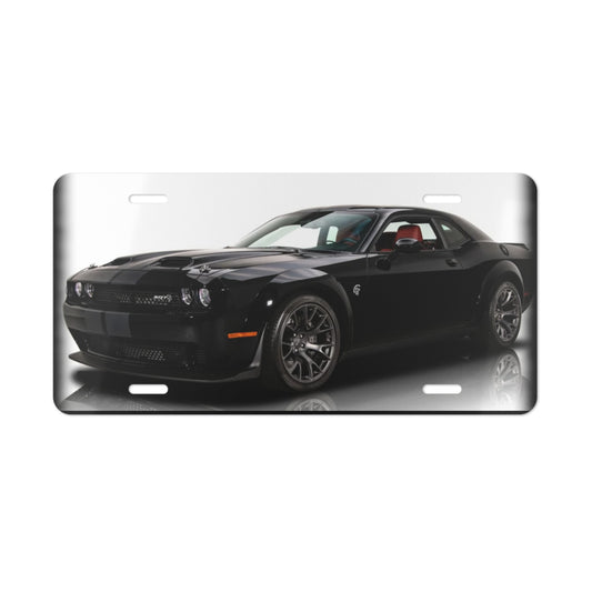2021  Challenger SRT Hellcat Wide Body Classic Vanity Plate - Unleash Muscle Car Power! Metal Front License Plate for Enthusiasts