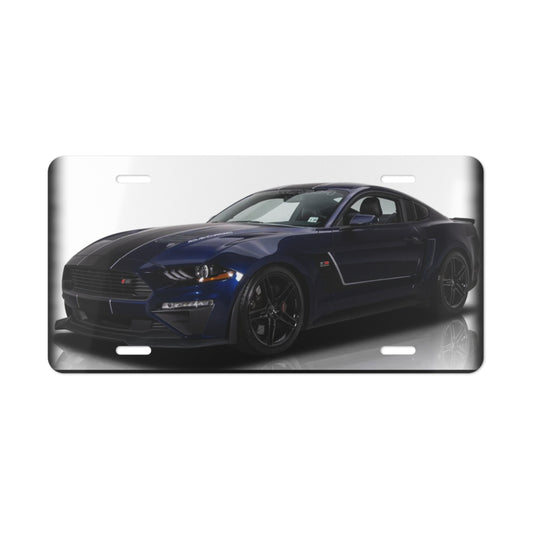 2019  Mustang Roush Stage 3 Sleek Metal Front License Plate | Ultimate Car Enthusiast Classic Vanity Plate