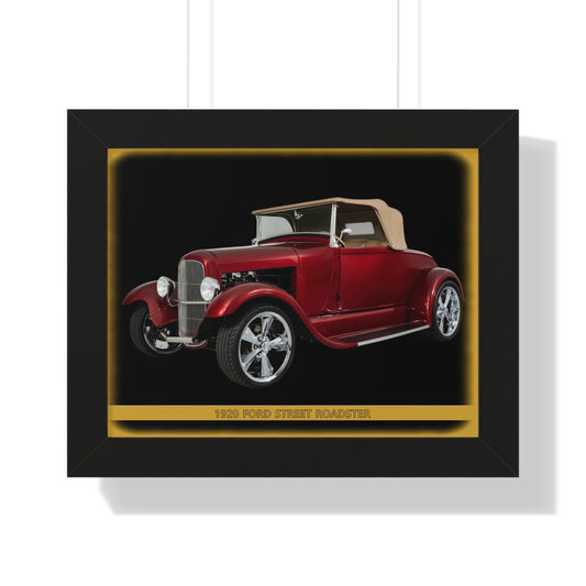 Black Framed Horizontal Poster