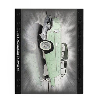 Captivating 1954 Oldsmobile Super 88 Temp Puzzle (120 pcs) | Classic Car Enthusiast Gift | Vintage Auto Art