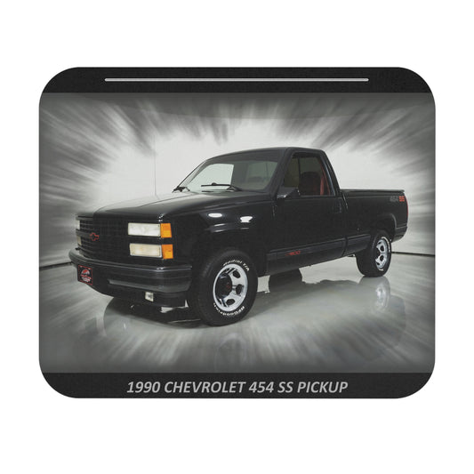 Vintage Power: 1990  454 SS Pickup Mousepad – Iconic Muscle Truck Desk Accessory for Car Enthusiasts! Grab Yours!
