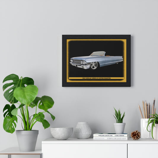 Breathtaking 1962 Series 62 Custom Roadster Poster - Legendary Classic Car Wall Art for Enthusiasts