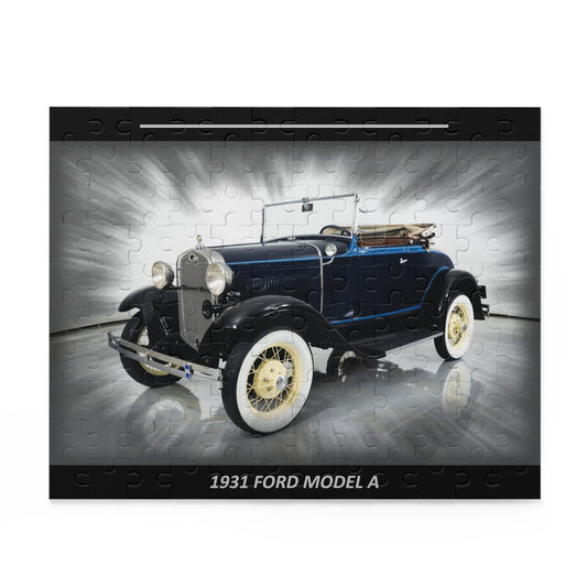 Captivating 1931  Model A Roadster Temp Puzzle (120 pcs) - Vintage Car Enthusiast & Retro Gift