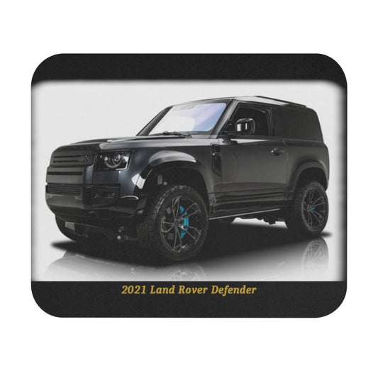 2021  Defender Mousepad - Ultimate Dark Grey SUV Desk Mat with Blue Calipers - Epic Car Guy Gift