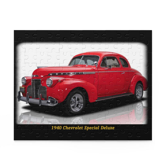 Capture Nostalgia: Iconic 1940  Special Deluxe Classic Car 120-Piece Jigsaw Puzzle - Ultimate Gift for Auto Lovers!